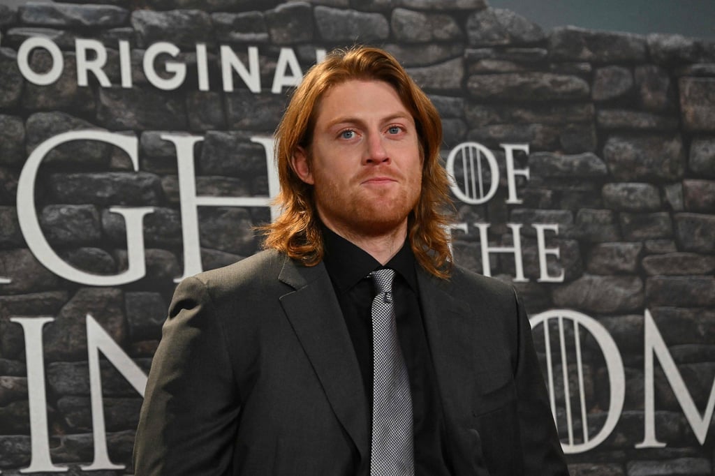 Peter Claffey on the red carpet for HBO’s A Knight of the Seven Kingdoms on January 15. Photo: AFP