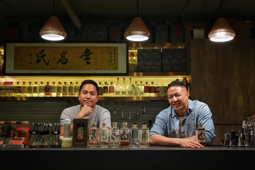 Childhood friends Li (left) and Law began talking about setting up their own distillery over happy-hour beers. Photo: Elson Li