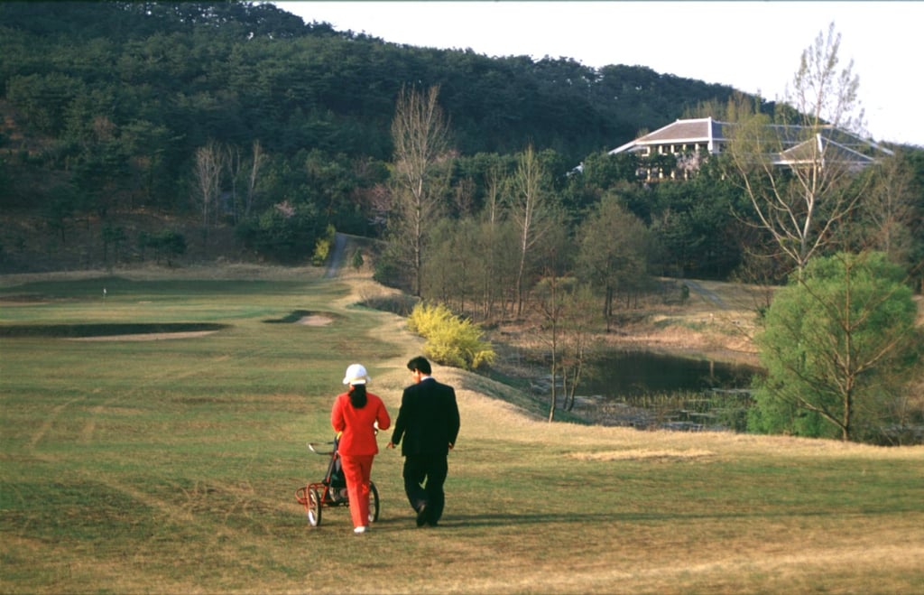 The 18th fairway at Pyongyang Golf Course, which officially opened in 1987. Photo: Roger Carmichael The 18th fairway at Pyongyang Golf Course, which officially opened in 1987. Photo: Roger Carmichael