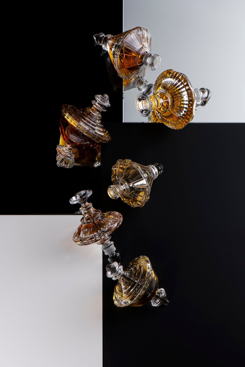 Les Toupies are Henry Jacques’ collection of paired perfume flacons. Photo: Handout Les Toupies are Henry Jacques’ collection of paired perfume flacons. Photo: Handout