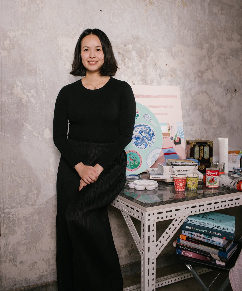 Marian Ang’s latest solo exhibition, “No Man’s Land”, explores themes of female migration, memory and belonging. Photo: Hart Haus