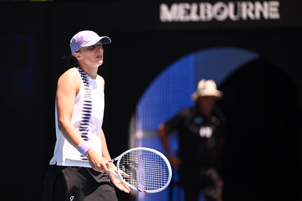 Iga Swiatek said “it would be nice to have some privacy” at the Australian Open. Photo: EPA Iga Swiatek said “it would be nice to have some privacy” at the Australian Open. Photo: EPA