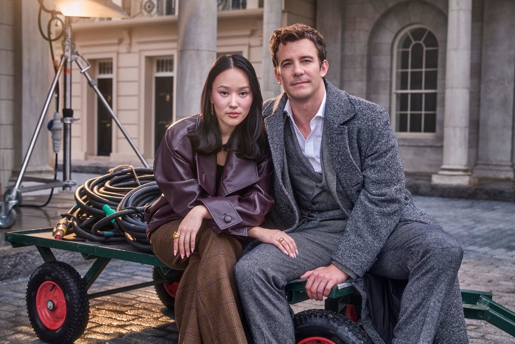 Yerin Ha and Luke Thompson play love interests in Bridgerton. Photo: Netflix