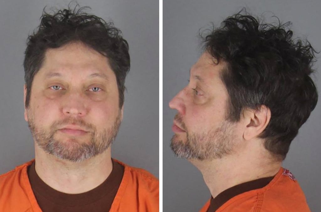 Anthony James Kazmierczak is seen in a Hennepin County Jail booking photograph after his arrest on a charge of third degree assault following the incident. Photo: Handout via Reuters