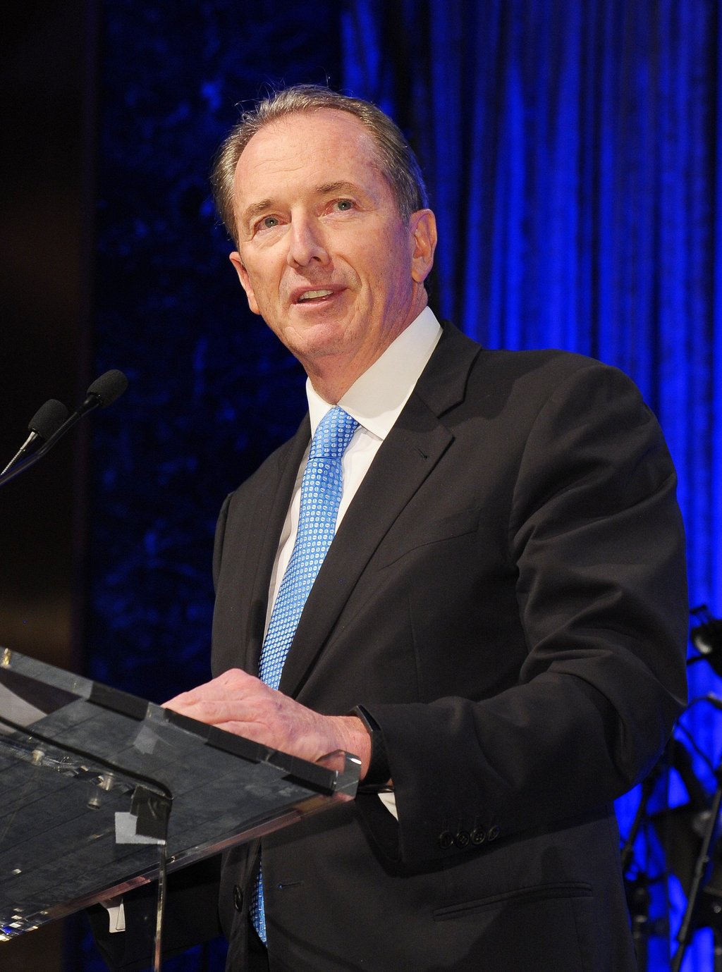 James P. Gorman speaks onstage during the 2019 New York City Police Foundation Gala at the New York Hilton Midtown. Photo: Getty Images