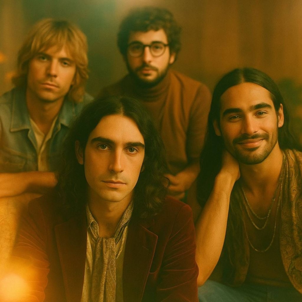 AI-generated images of The Velvet Sundown, styled in 1970s rock aesthetics, fuelled confusion among listeners over whether the group was real. Photo: Handout