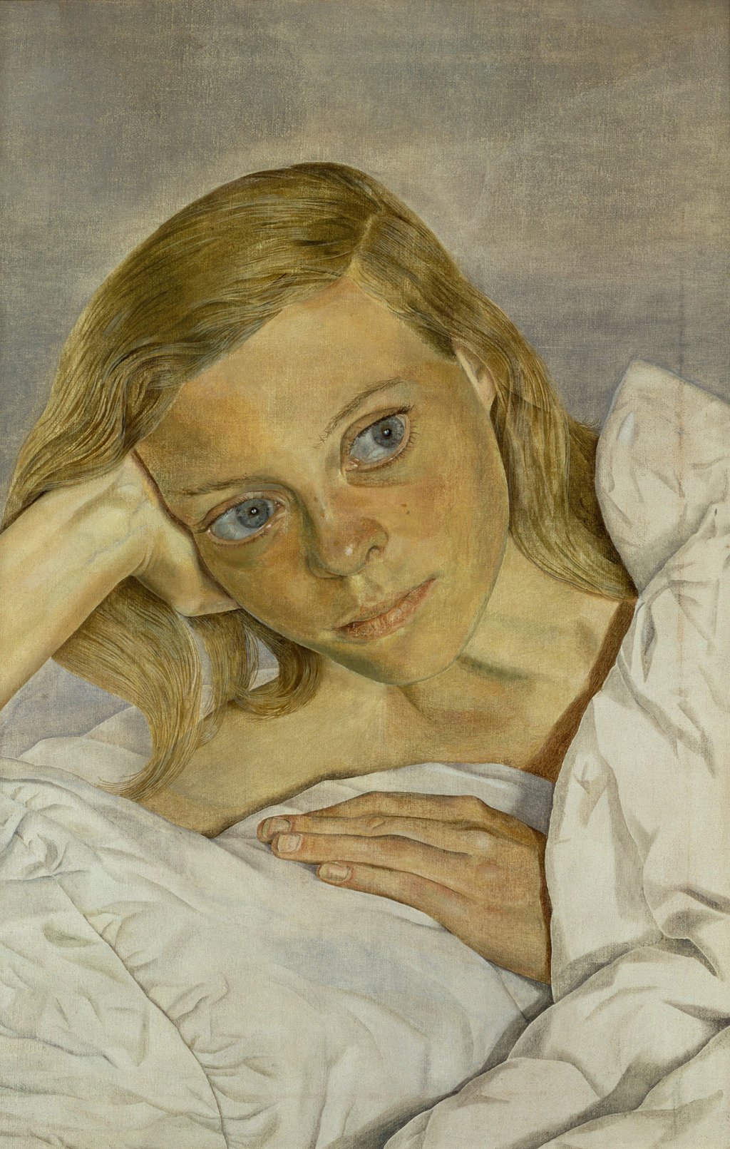 Girl in Bed (1952) by Lucian Freud. Photo: Handout Girl in Bed (1952) by Lucian Freud. Photo: Handout