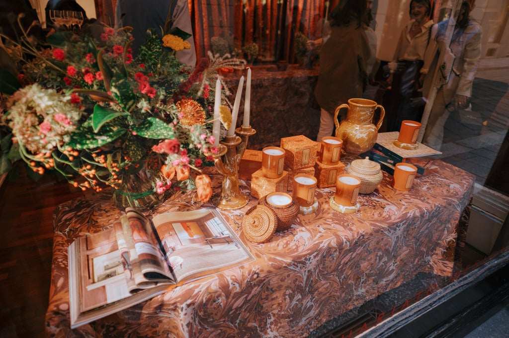 A lush window display at Cabana’s Milan boutique brings the magazine’s layered, maximalist aesthetic to life. Photo: Handout A lush window display at Cabana’s Milan boutique brings the magazine’s layered, maximalist aesthetic to life. Photo: Handout