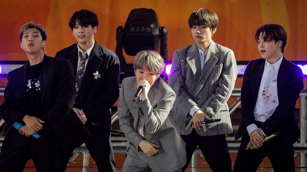Members of K-pop band BTS perform on “Good Morning America” in New York’s Central Park in May 2019. Photo: Reuters