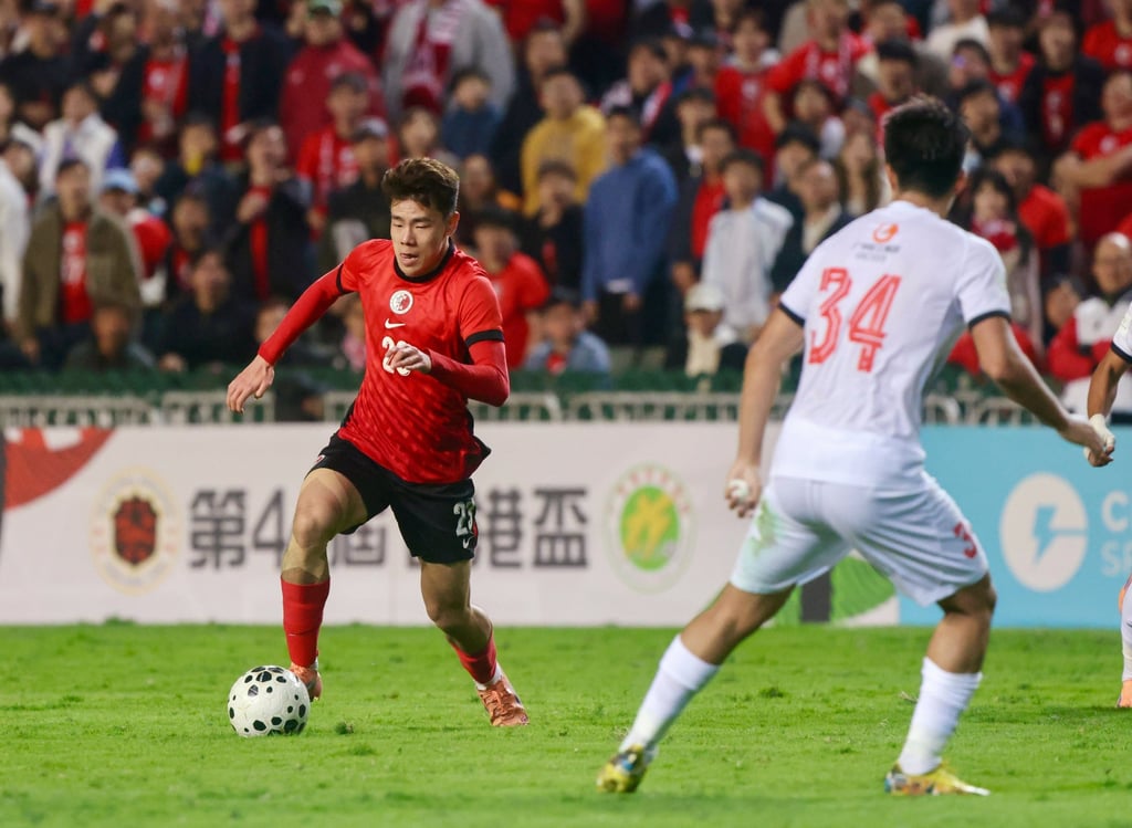 Sun Ming-him in action during the recent Guangdong-Hong Kong Cup. Photo: Jonathan Wong