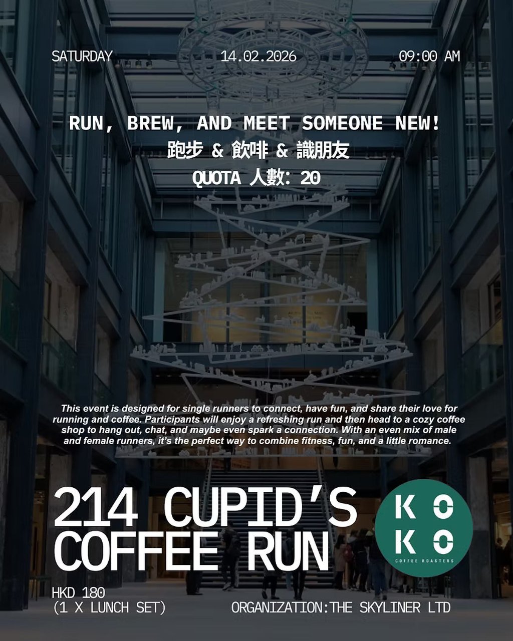 The Skyliner is organising a coffee run this Valentine’s Day. Photo: The Skyliner