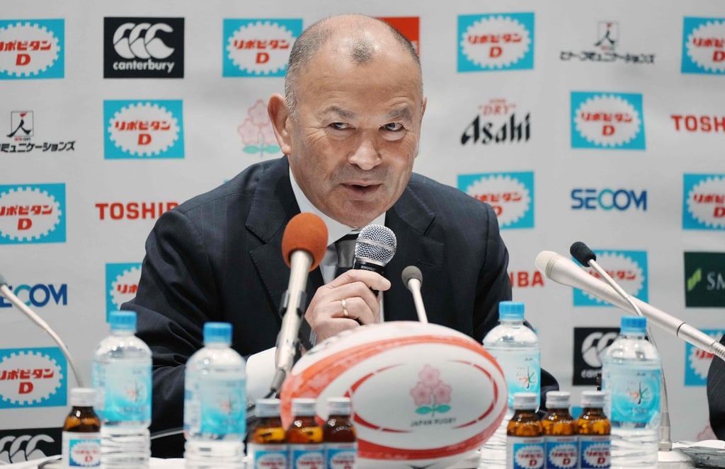 Coach Eddie Jones said Japan aimed to finish “as high as we can”. Photo: AFP Coach Eddie Jones said Japan aimed to finish “as high as we can”. Photo: AFP