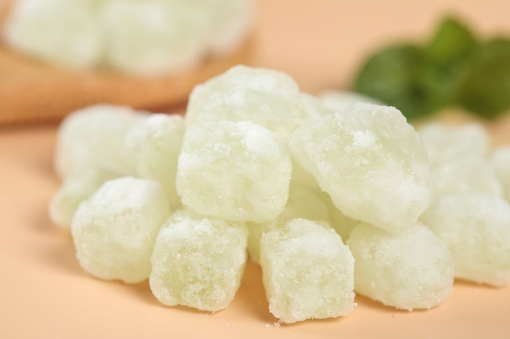 Candied winter melon is a Lunar New Year favourite snack that represents a “sweet start” to the year. Photo: Shutterstock Candied winter melon is a Lunar New Year favourite snack that represents a “sweet start” to the year. Photo: Shutterstock