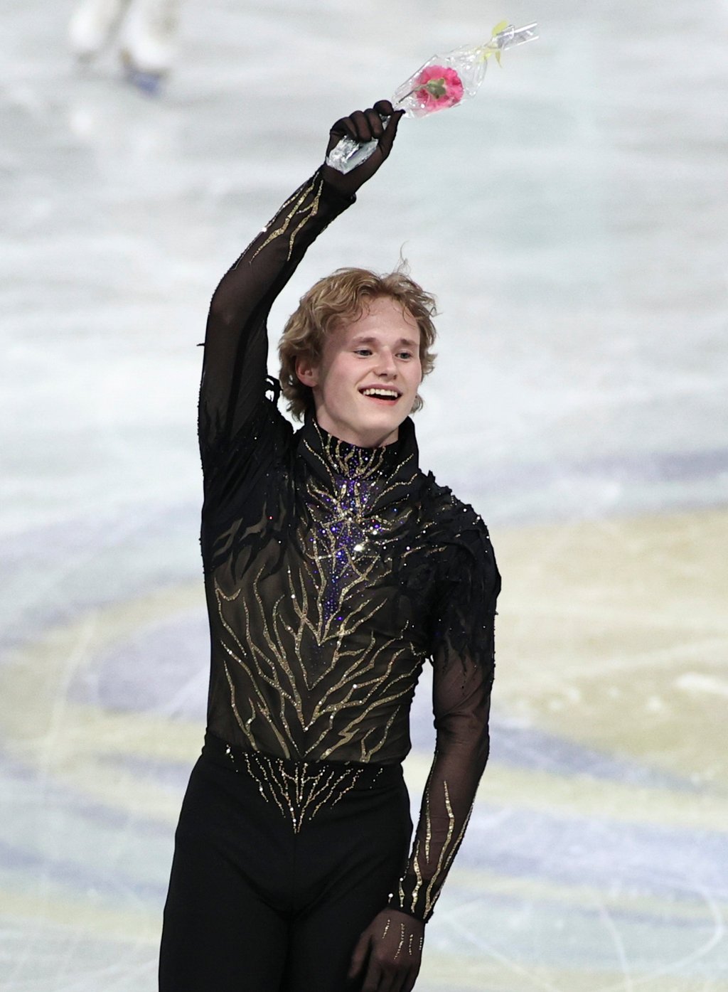 Ilia Malinin of the United States is the first figure skater in history to land seven quadruple jumps in a single program. Photo: Xinhua