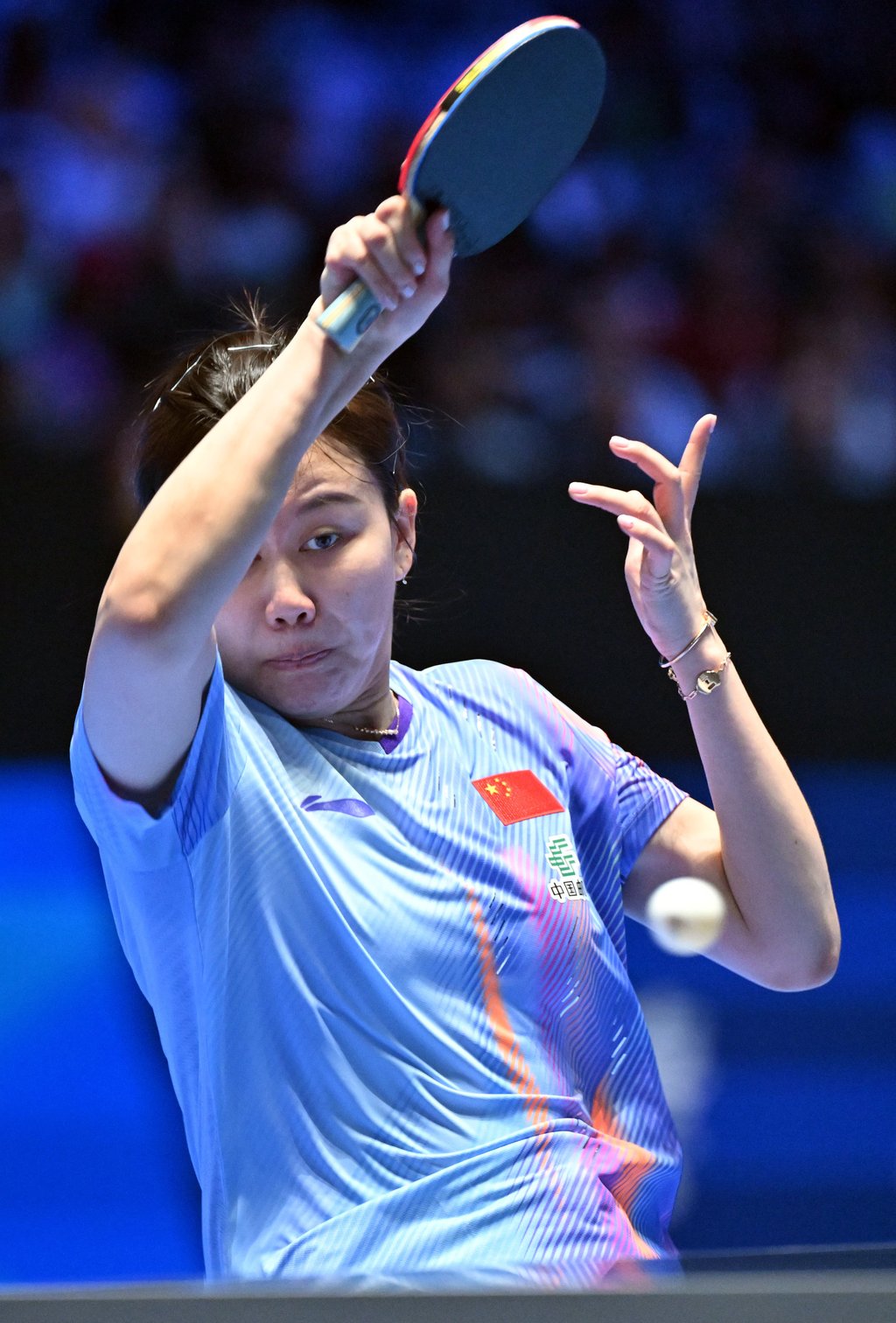 Chinese world No 3 Chen Xingtong beat Hong Kong’s Doo Hoi-kem on Thursday. Photo: Xinhua