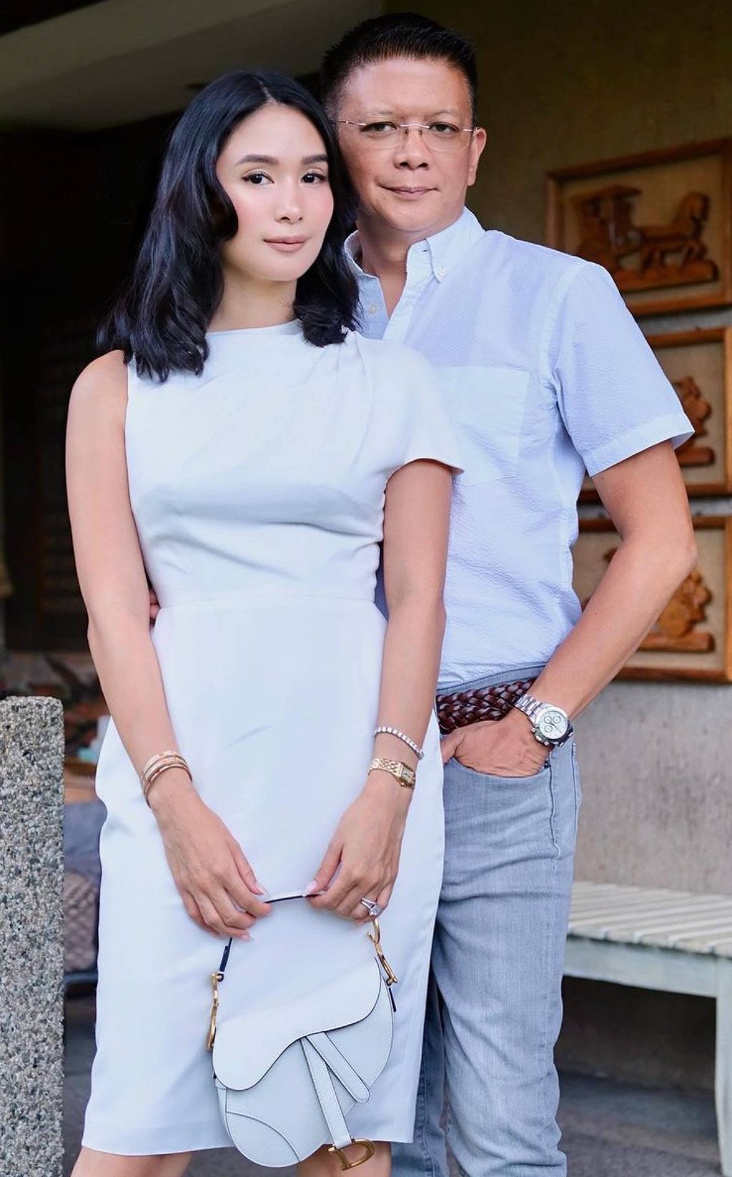 Heart Evangelista poses with husband Francis Escudero. Photo: Instagram/iamhearte