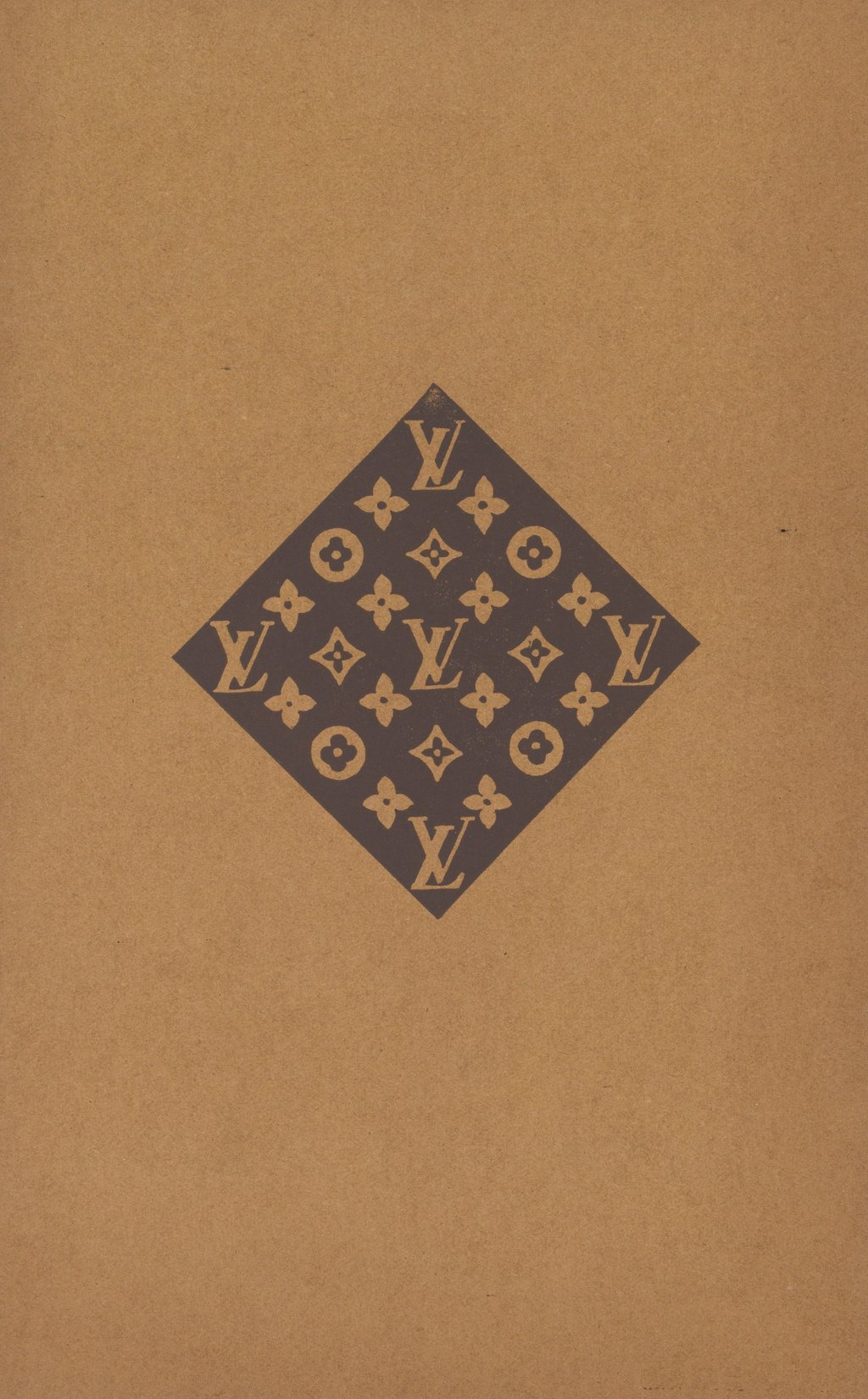 The back cover of the Louis Vuitton Malles de Commerce catalogue, circa. 1910, featuring the now familiar diamond pattern repeating the Monogram canvas motif. Photo: Handout