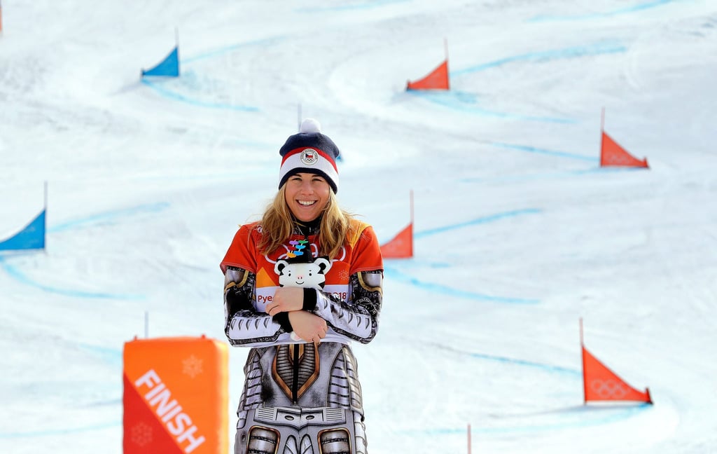 Czech Ester Ledecka is two-time defending champion in the parallel giant slalom. Photo: AP