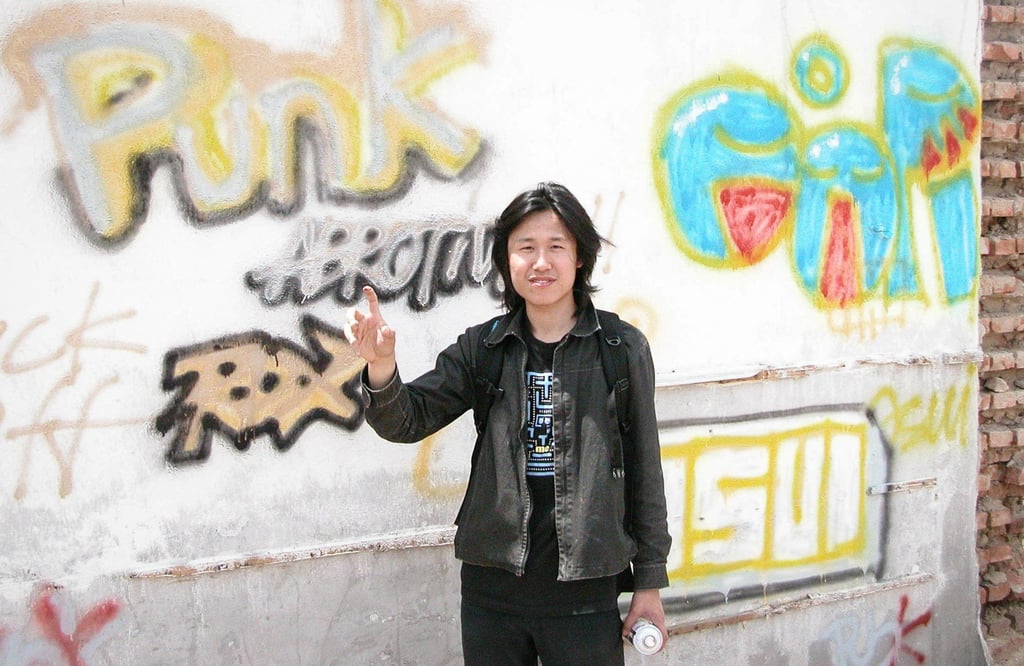 Hu Anyan in Beijing in 2004. Photo: courtesy Hu Anyan