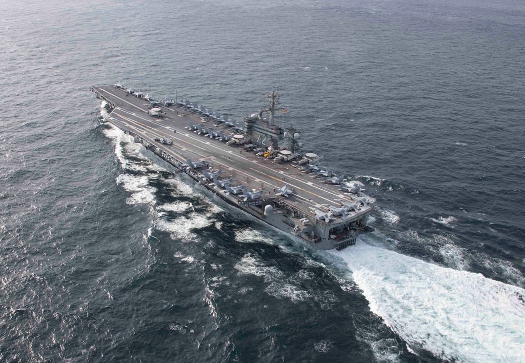 The USS Abraham Lincoln, shown in 2019, is being deployed to the Middle East. Photo: Mass Communication Specialist 3rd Class Clint Davis/US Navy/TNS