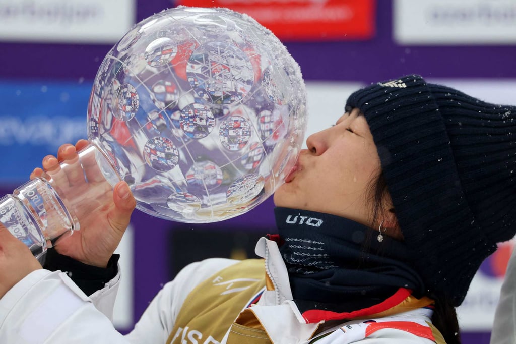Xu Mengtao won the aerial final at the FIS Freestyle World Cup at Lake Placid last month. Photo: AFP
