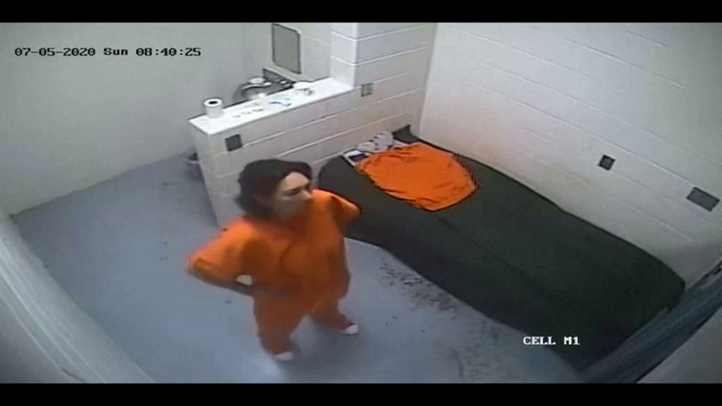 Ghislaine Maxwell in a Brooklyn jail cell in 2020. Photo: US Department of Justice via AFP Ghislaine Maxwell in a Brooklyn jail cell in 2020. Photo: US Department of Justice via AFP