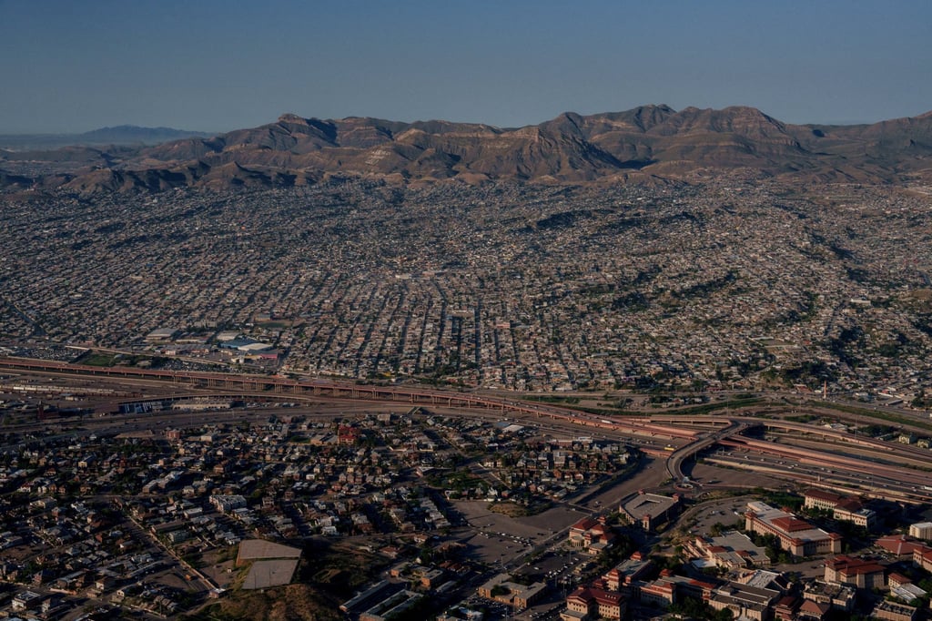 An aerial view shows the US-Mexico border from downtown El Paso, Texas. Photo: Reuters An aerial view shows the US-Mexico border from downtown El Paso, Texas. Photo: Reuters