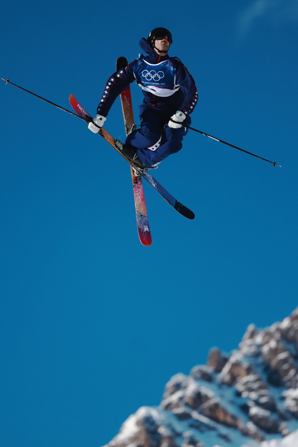 Alex Hall was raised in Switzerland but moved to the US to attend a ski-specific high school from the age of 16. Photo: EPA
