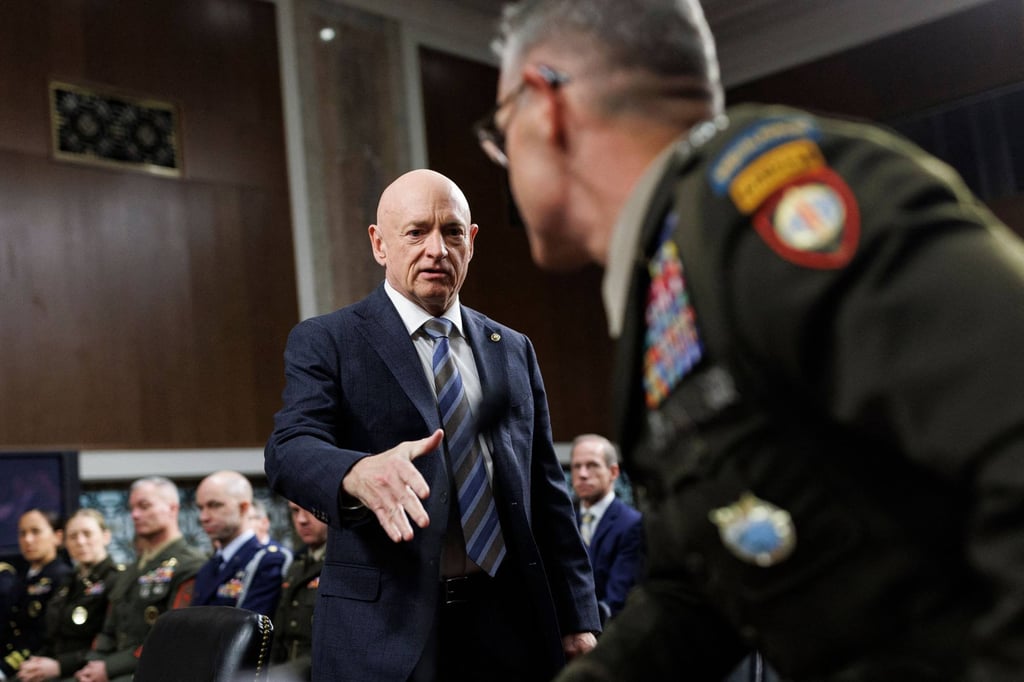 Democrat Senator Mark Kelly. Photo: AFP
