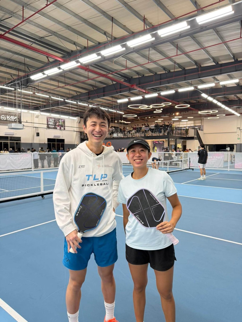 Hong Kong players Ryan Lam and Nikita Tang faced each other in Zhongshan. Photo: Handout Hong Kong players Ryan Lam and Nikita Tang faced each other in Zhongshan. Photo: Handout