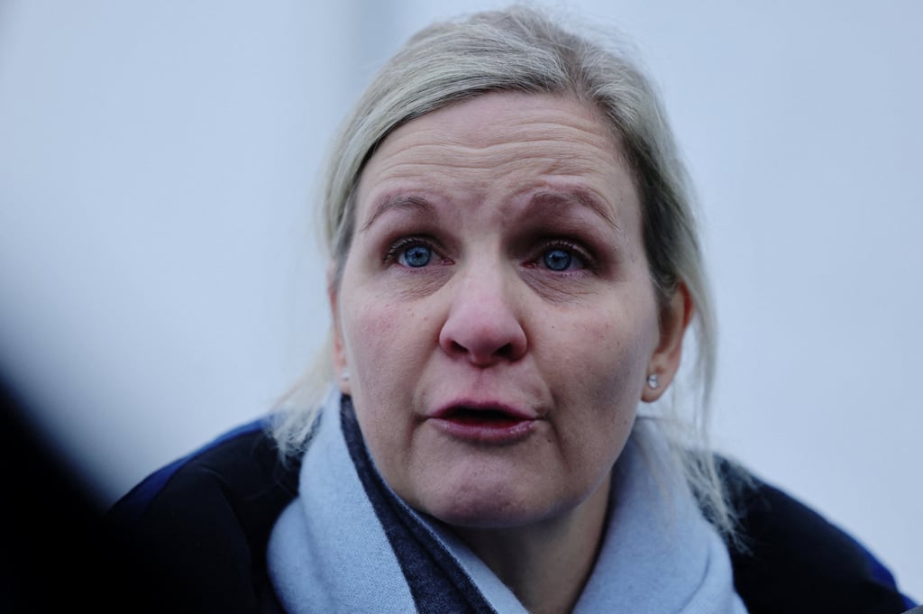 IOC president Kirsty Coventry choked up when telling the media she was unable to find a solution. Photo: Reuters