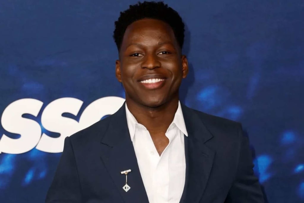Toheeb Jimoh at the premiere of Ted Lasso season three, in early 2023. Photo: @toheeb.j/Instagram Toheeb Jimoh at the premiere of Ted Lasso season three, in early 2023. Photo: @toheeb.j/Instagram