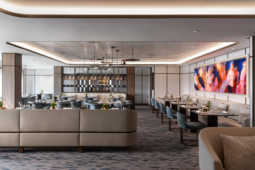 Azur is one of the restaurants on the ship. Photo: Handout