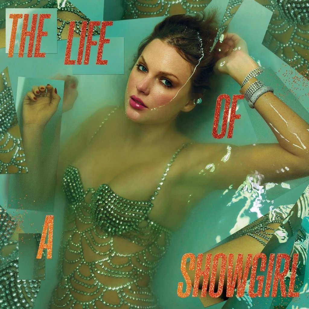 Taylor Swift’s The Life of a Showgirl album cover. Photo: Handout Taylor Swift’s The Life of a Showgirl album cover. Photo: Handout