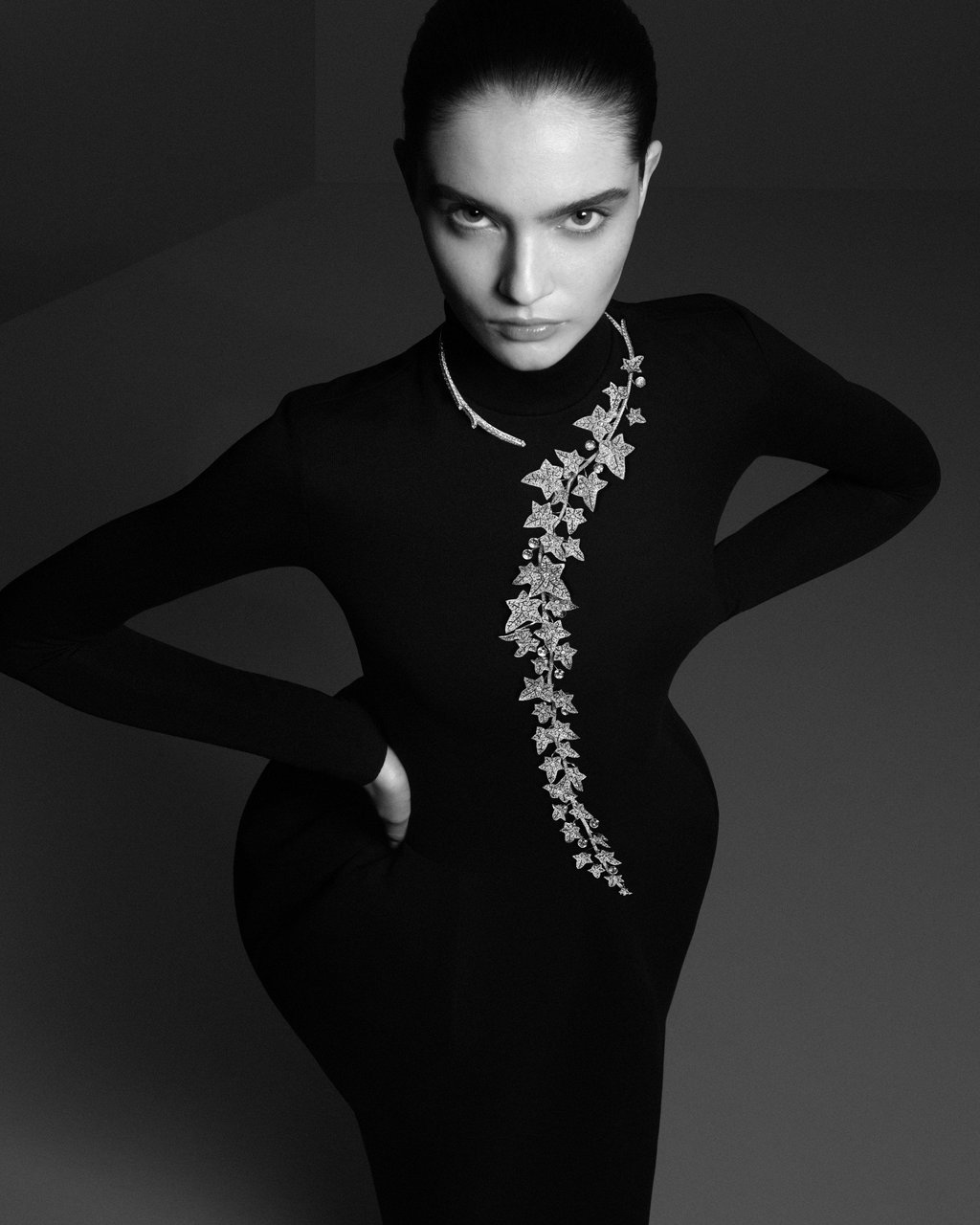 For The Untamed necklace, creative director Claire Choisne recreated Boucheron’s very first Question Mark necklace, basing it closely on an original sketch. Photo: Handout