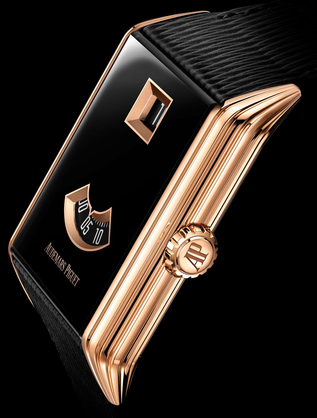 The Audemars Piguet Neo Frame Jumping Hour exudes a sculptural coherence. Photo: Handout