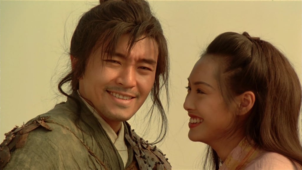 Stephen Chow and Athena Chu in a still from A Chinese Odyssey Part Two: Cinderella (1995).