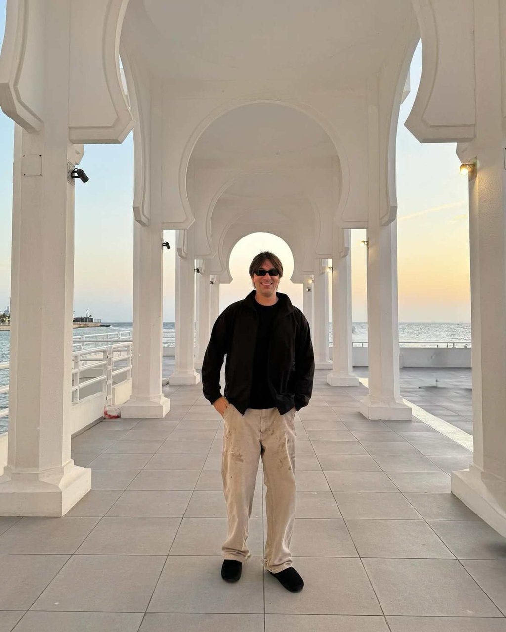 Andrew Mukamal in Saudi Arabia. Photo: @andrewmukamal/Instagram