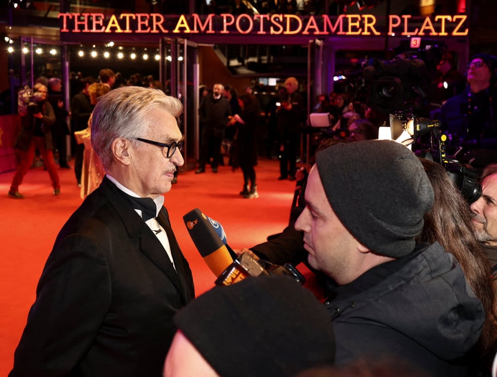 Jury President Wim Wenders attends the red carpet during the opening ceremony of the 76th Berlinale International Film Festival on Thursday. Photo: Reuters Jury President Wim Wenders attends the red carpet during the opening ceremony of the 76th Berlinale International Film Festival on Thursday. Photo: Reuters