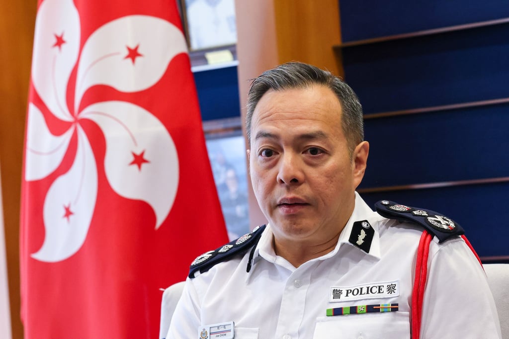 Commissioner of Police Joe Chow. Photo: Jelly Tse Commissioner of Police Joe Chow. Photo: Jelly Tse