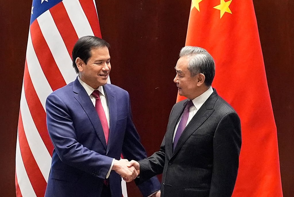In their addresses to the Munich Security Conference, both US Secretary of State Marco Rubio (left) and Chinese Foreign Minister Wang Yi spoke of the need to carefully manage differences between the two powers. Photo: AFP In their addresses to the Munich Security Conference, both US Secretary of State Marco Rubio (left) and Chinese Foreign Minister Wang Yi spoke of the need to carefully manage differences between the two powers. Photo: AFP