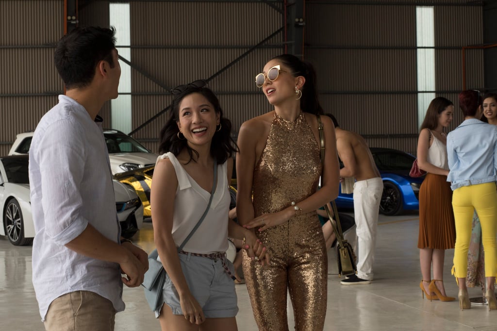 Henry Golding, Constance Wu and Sonoya Mizuno. Photo: Handout Henry Golding, Constance Wu and Sonoya Mizuno. Photo: Handout