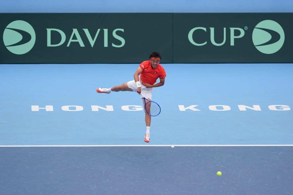 Hong Kong’s Coleman Wong recently competed in the Davis Cup against Finland. Photo: Eugene Lee