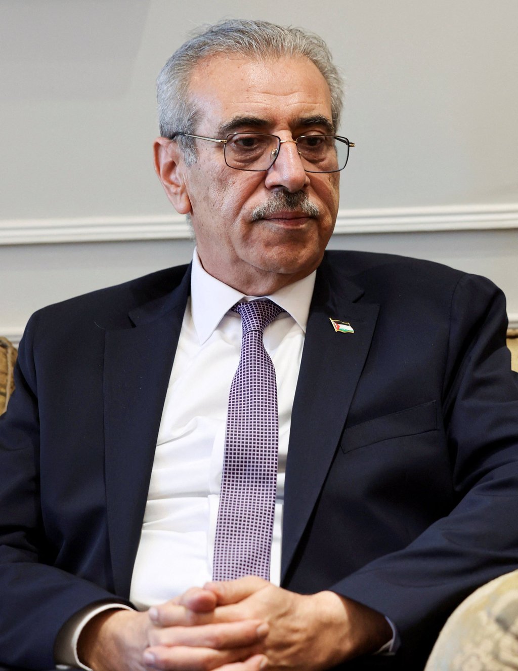 Ali Shaath, chair of the Palestinian National Committee for the Administration of Gaza, is pictured during a meeting in Cairo, Egypt on January 19. Photo: Reuters