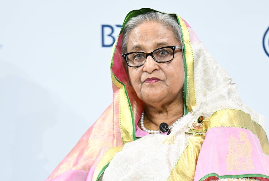 Then-Bangladesh prime minister Sheikh Hasina attends the 2024 Munich Security Conference. Photo: dpa