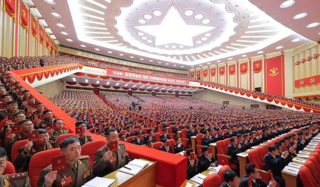 Delegates attend the Ninth Worker’s Party Congress in Pyongyang on Friday. Photo: KCNA ‘ Reuters Delegates attend the Ninth Worker’s Party Congress in Pyongyang on Friday. Photo: KCNA ‘ Reuters