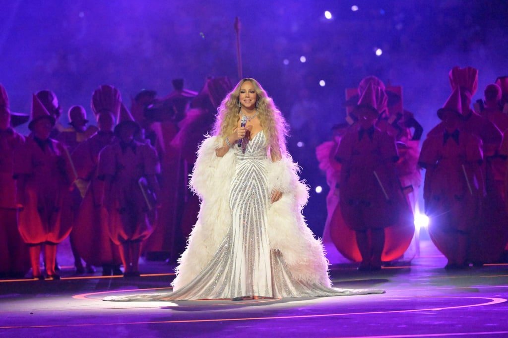 Mariah Carey singing at the opening ceremony. Photo: DPA Mariah Carey singing at the opening ceremony. Photo: DPA