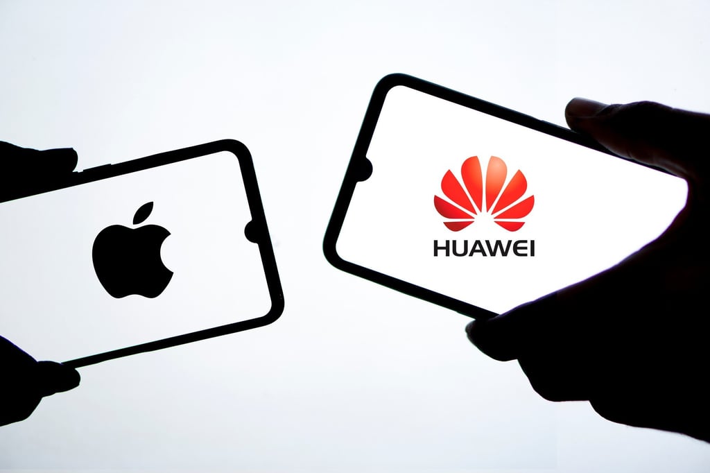 Huawei reclaimed the No 1 spot in the mainland Chinese smartphone market last year with a 16.4 per cent share, narrowly beating Apple’s 16.2 per cent, according to IDC. Photo: Shutterstock