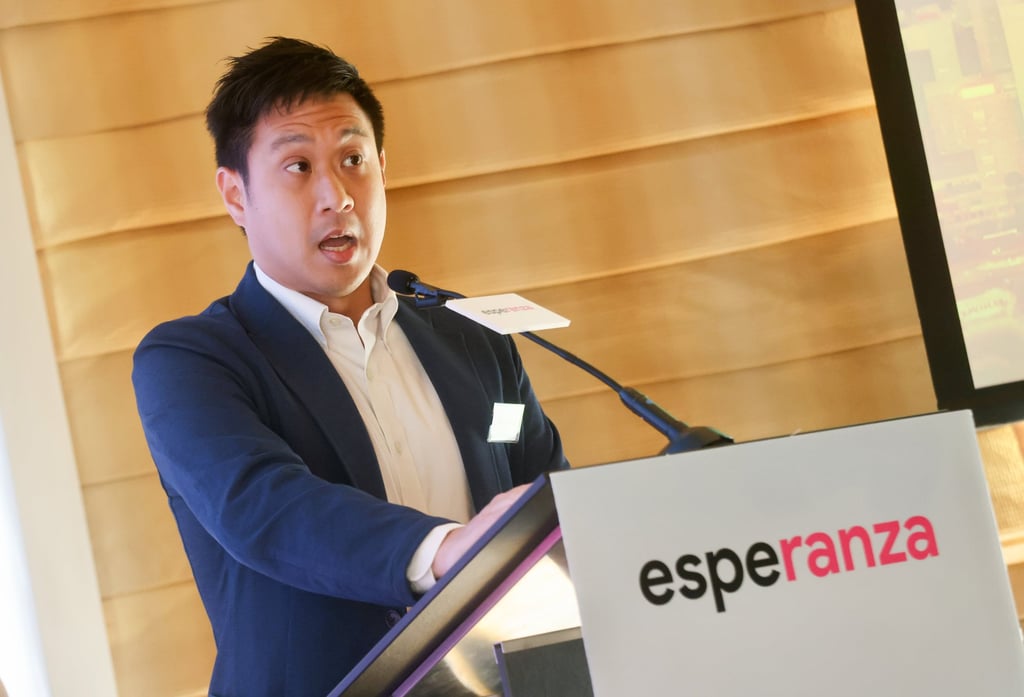 Dan Ronald Leung, CEO of Esperanza Fintech Group, says tokenised concert investments make fintech more accessible. Photo: Jonathan Wong
