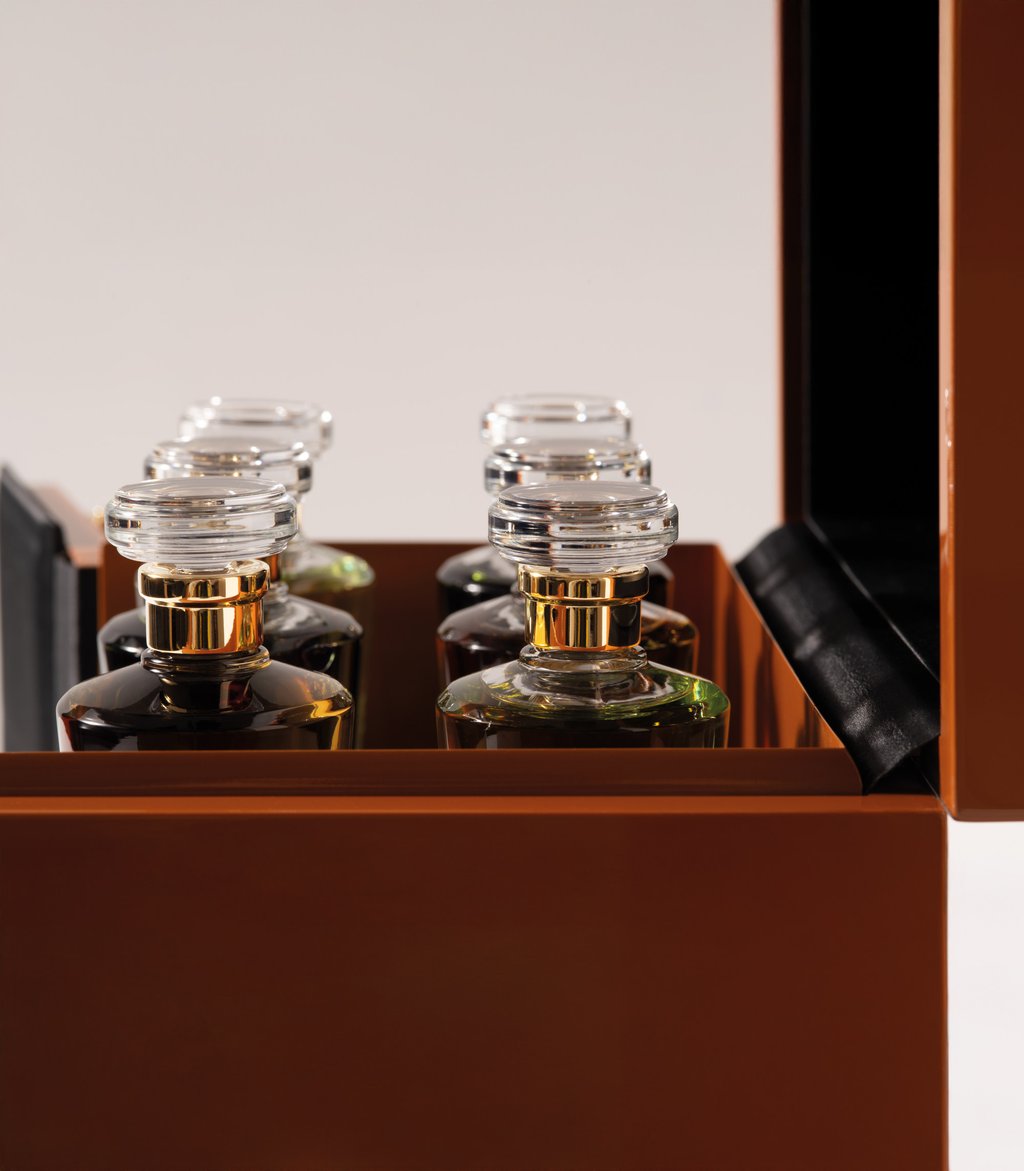 Les Boîtes à Parfums can be customised to house and protect three, six or 10 flacons. Photo: Handout